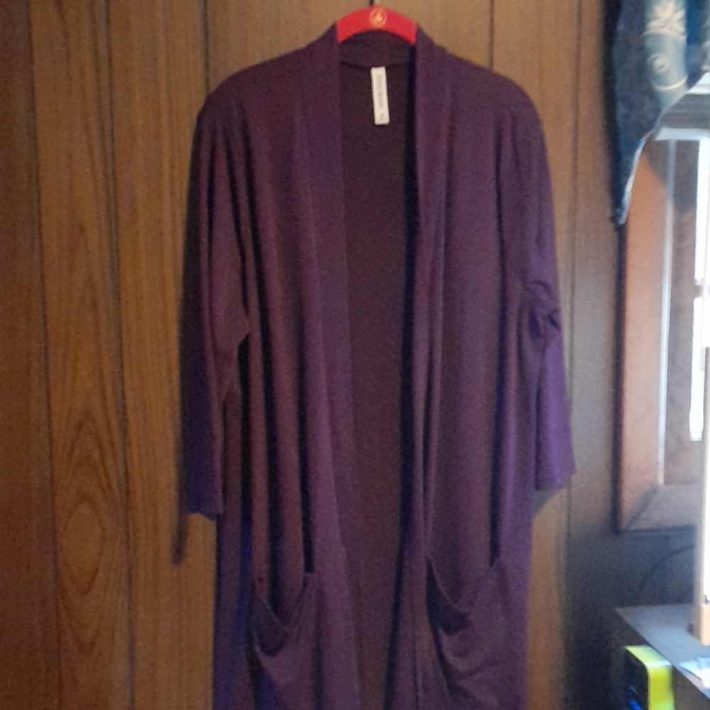 Zenana Premium 3/4 Sleeve Open Front Duster Choice